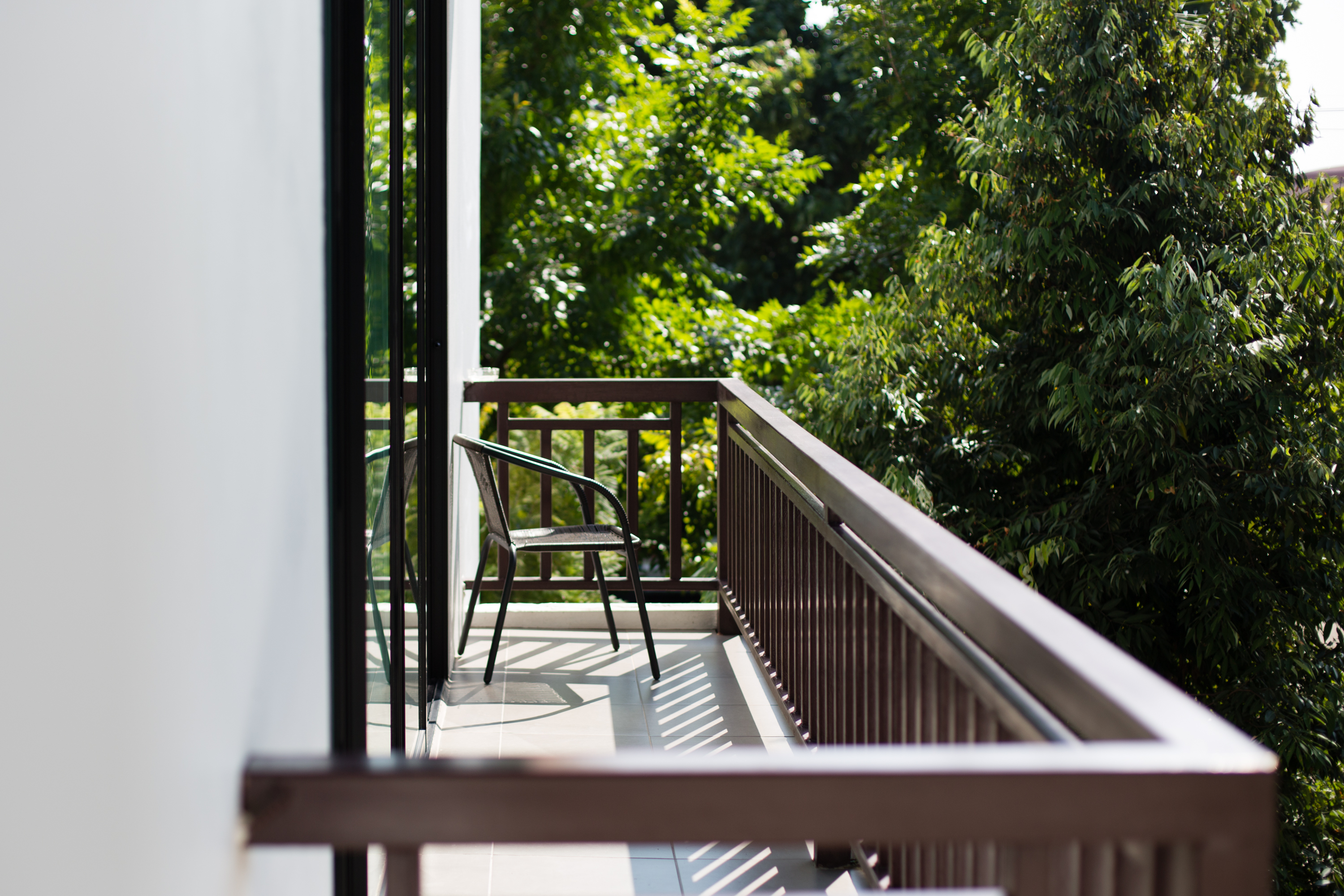 Private balcony