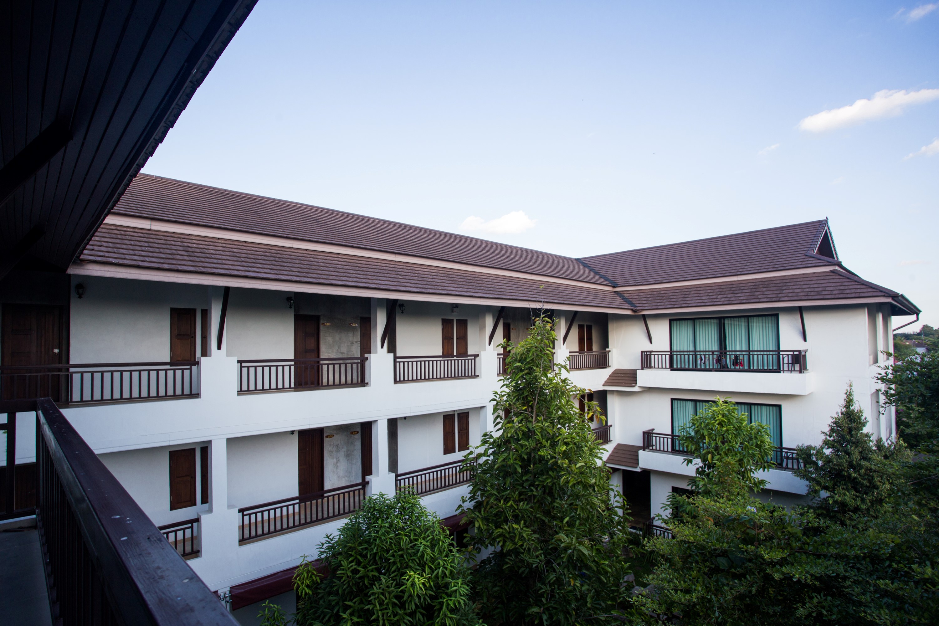 The hotel building